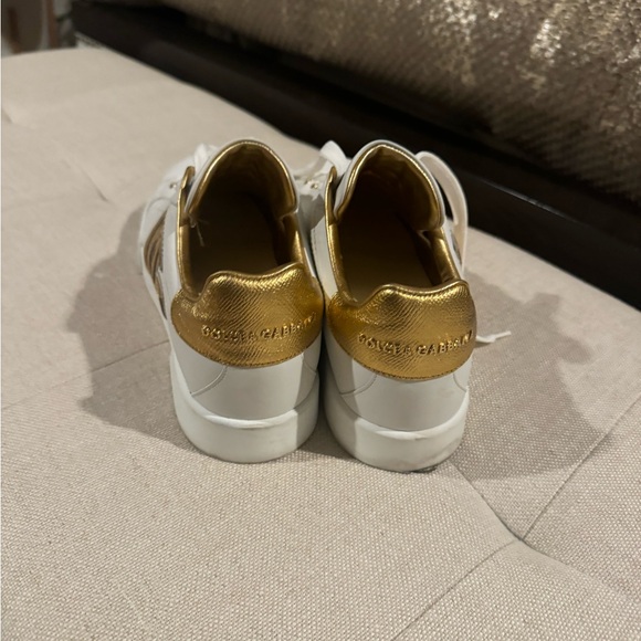Dolce & Gabbana bi color low top leather sneakers - Picture 2 of 4